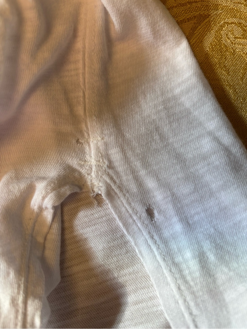 Pilcro Anthropologie Lightweight White Short Sleeve Swimsuit Cover - Picture 6 of 6